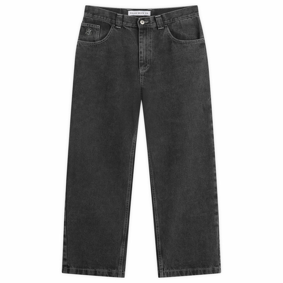 Polar Skate Co. Men's 93! Denim Jeans in Silver Black Polar Skate Co.
