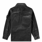 Stone Island Junior Cord Zip Overshirt in Charcoal
