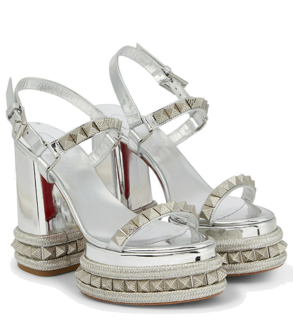 Christian Louboutin Superaclou leather platform sandals