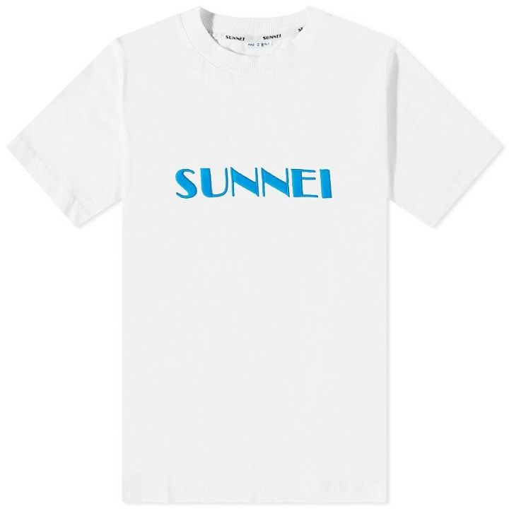 Photo: Sunnei Men's Classic Logo T-Shirt in White