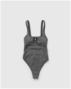 Calvin Klein Underwear Wmns One Piece Grey - Womens - Swimwear