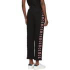 McQ Alexander McQueen Black and Pink Logo Lounge Pants