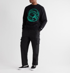 Billionaire Boys Club - Logo-Embroidered Loopback Cotton-Jersey Sweatshirt - Black