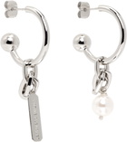 Justine Clenquet Silver Leeloo Earrings