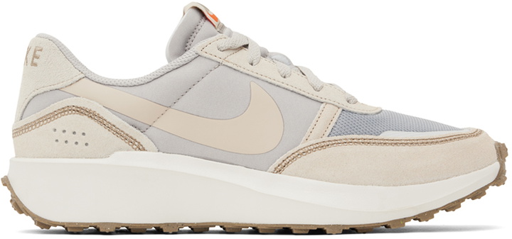 Photo: Nike Beige Waffle Nav Sneakers