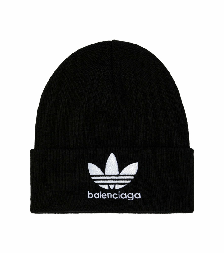 Photo: Balenciaga - x Adidas Logo beanie