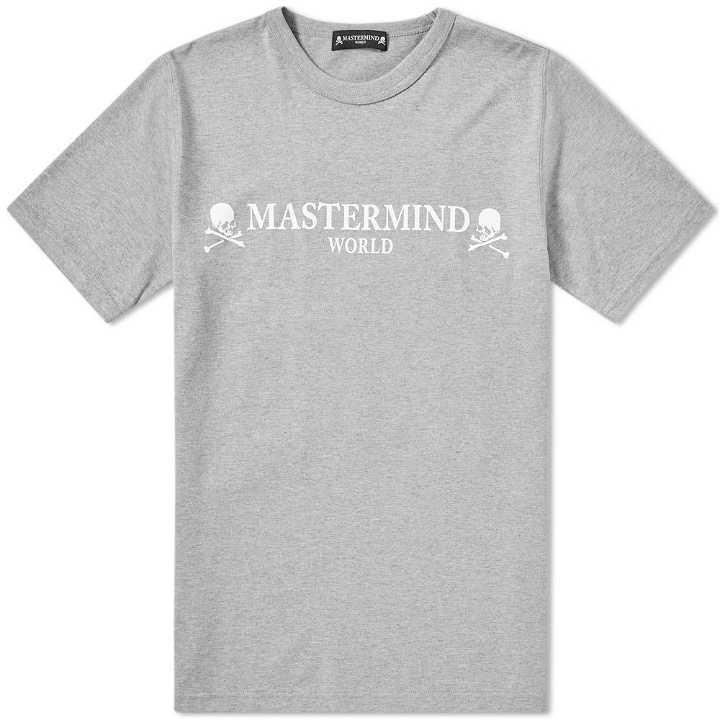 Photo: MASTERMIND WORLD Logo Tee Grey