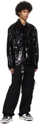 RTA Black Multi-Pocket Cargo Pants