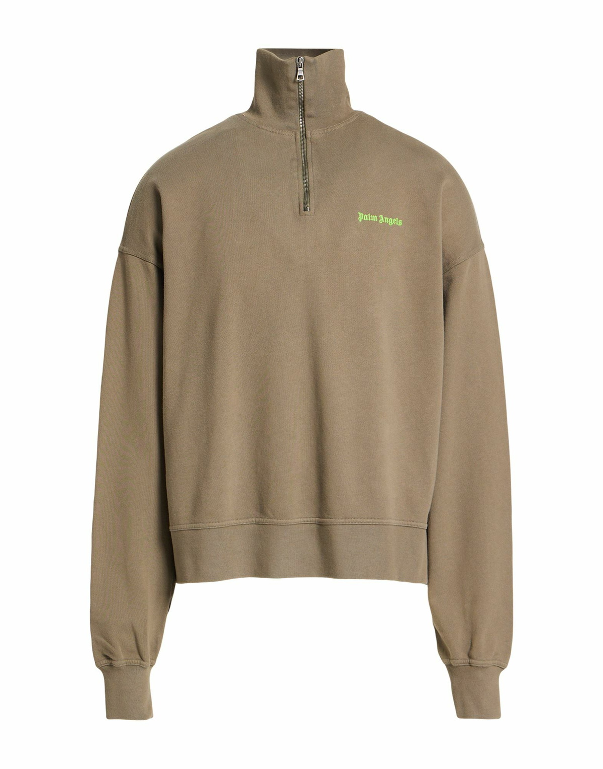 Palm Angels Mens Sweatshirt Khaki