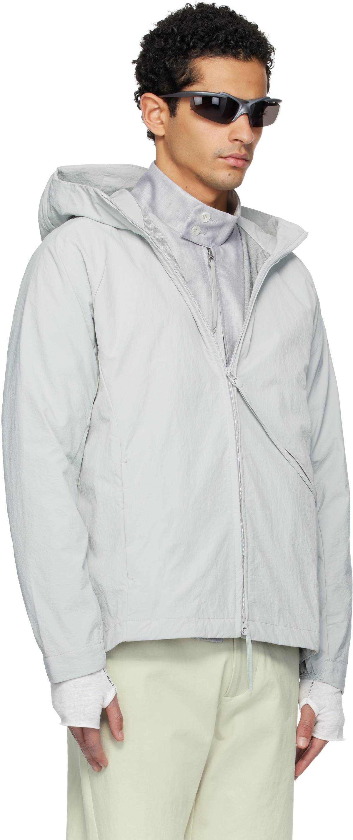 POST ARCHIVE FACTION (PAF) Gray Opening Jacket