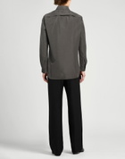 Rick Owens Mens Shirt in Grey