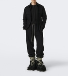 Rick Owens Megalace Lunar Mega shearling mid-calf boots