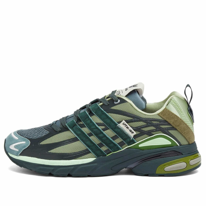 Photo: Adidas x SFTM Adistar Cushion Sneaker in Shadow Green/Collegiate Green/Bold Onix