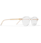 Cutler and Gross - Round-Frame Acetate Optical Glasses - Men - Clear