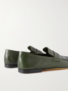 Officine Creative - Airto Leather Loafers - Green