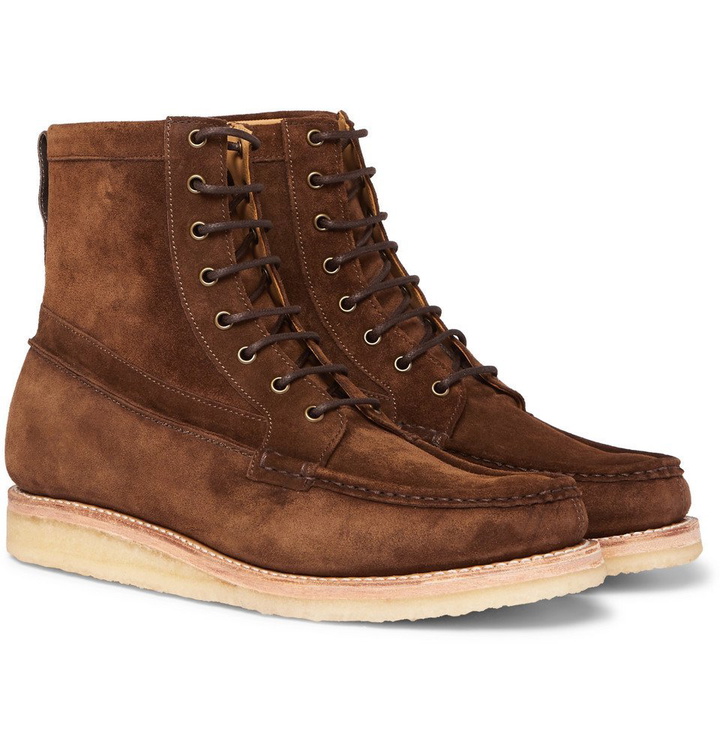 Photo: Grenson - Garrett Suede Boots - Brown