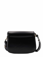 Ami Alexandre Mattiussi Leather Shoulder Bag With Logo Monogram