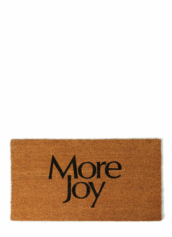 Photo: Logo Doormat in Brown