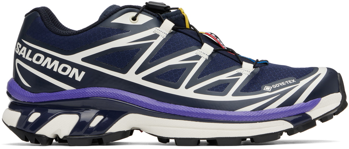 Salomon Navy & Off-White XT-6 GORE-TEX Sneakers Salomon Salomon Navy & Off-White XT-6 GORE-TEX Sneakers Salomon