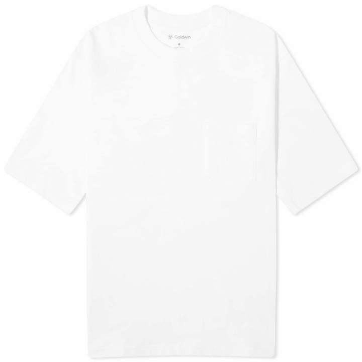 Photo: Goldwin Men's Oversized Pocket T-shirt in White