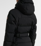 Moncler Grenoble Guyane hooded down ski jacket