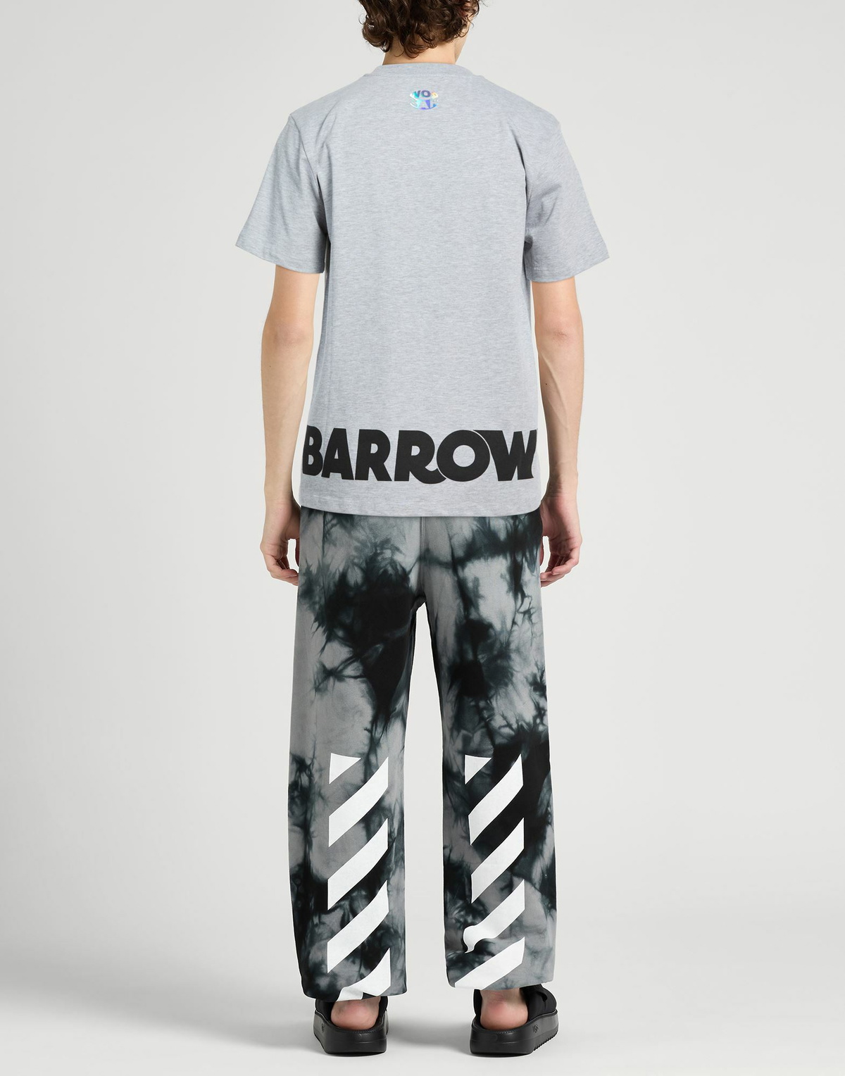 Barrow Mens T-shirt in Light grey