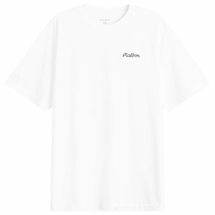 Photo: Malbon Men's Bermuda Baldwin T-Shirt in White