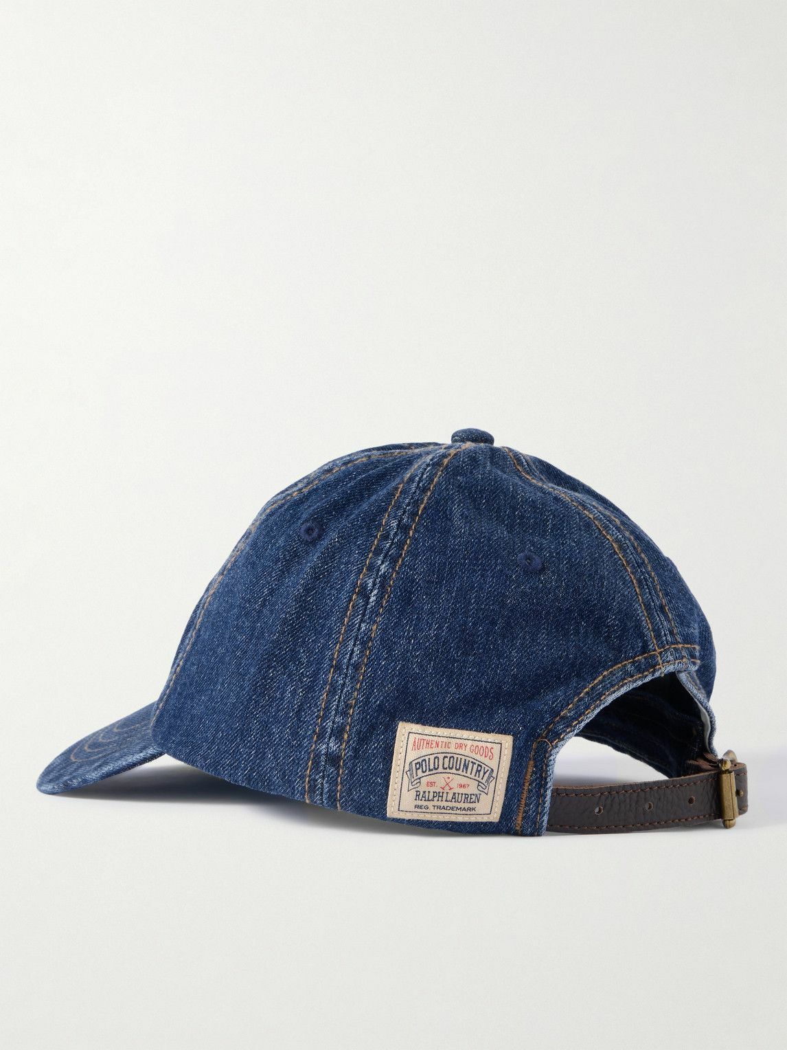 Polo Ralph Lauren - Polo Country Logo-Embroidered Denim Baseball Cap