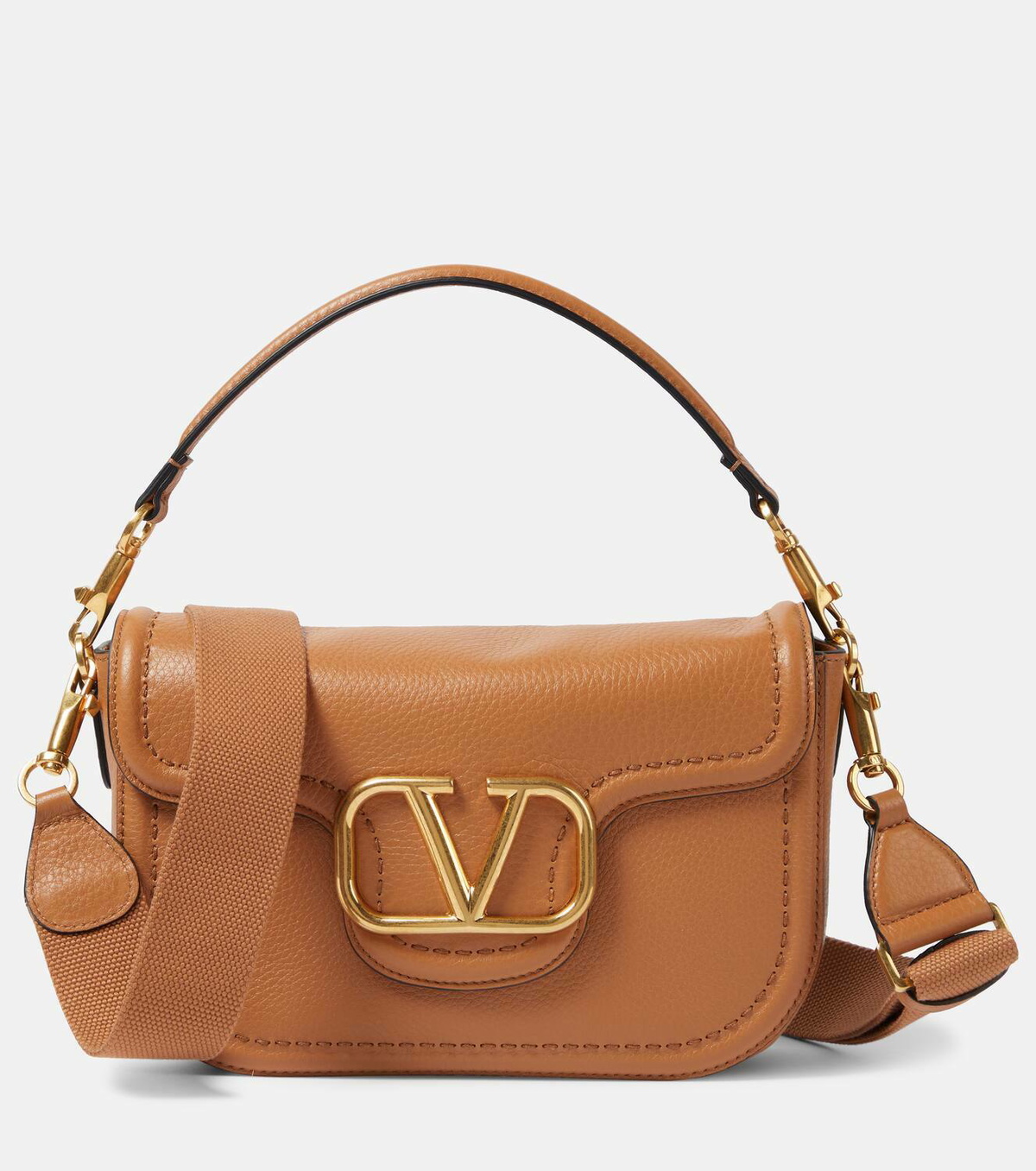 ショルダーバッグ・ポシェット VALENTINO Camel leather Alltime shoulder bag Valentino Garavani Camel Leather Alltime Shoulder Bag