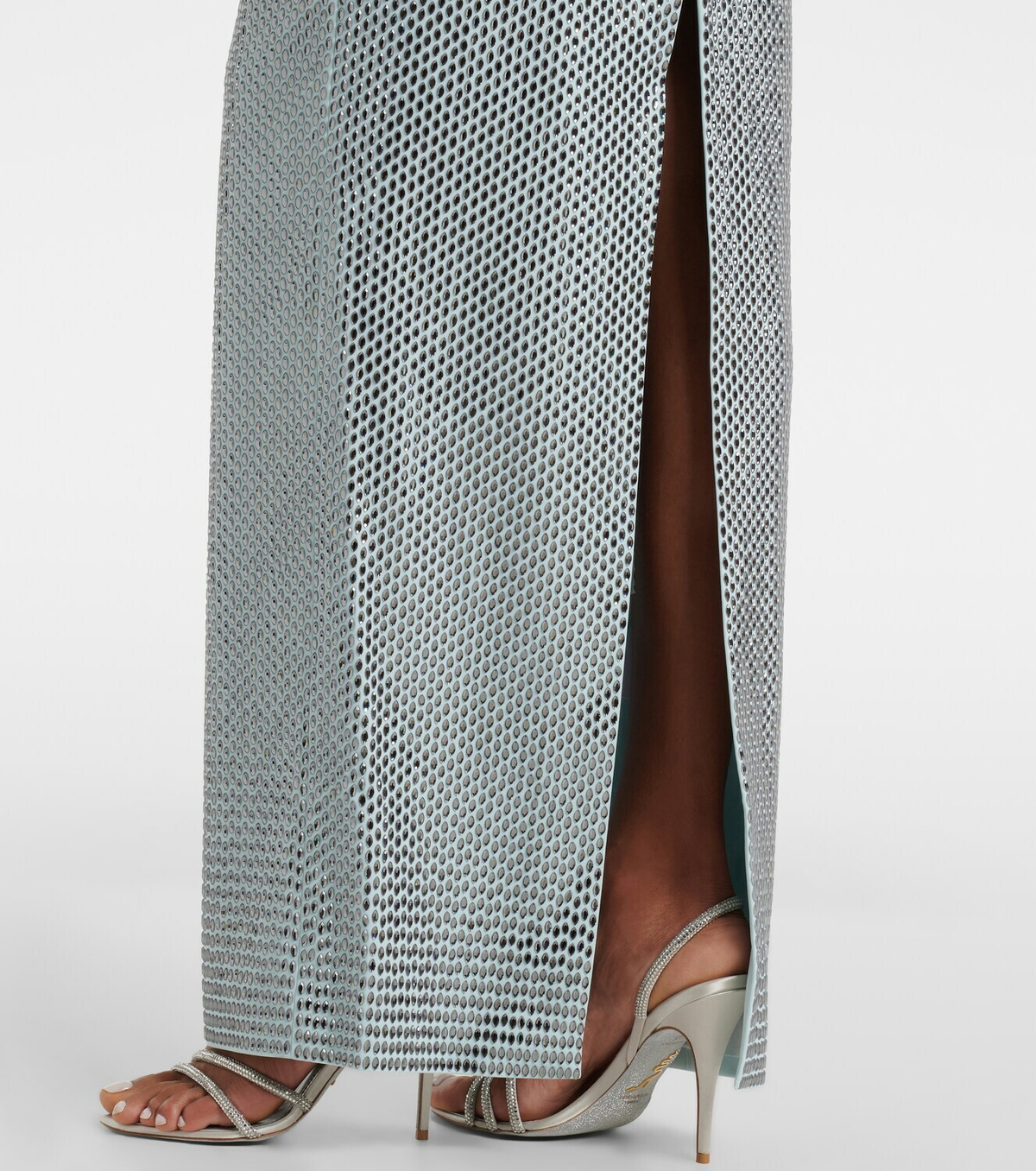 Roland Mouret Origami diamanté corset gown