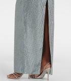 Roland Mouret Origami diamanté corset gown