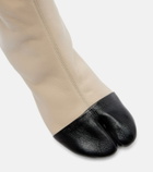 Christen Tabi 75 leather ankle boots