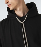Rick Owens DRKSHDW Hun cotton jersey hoodie