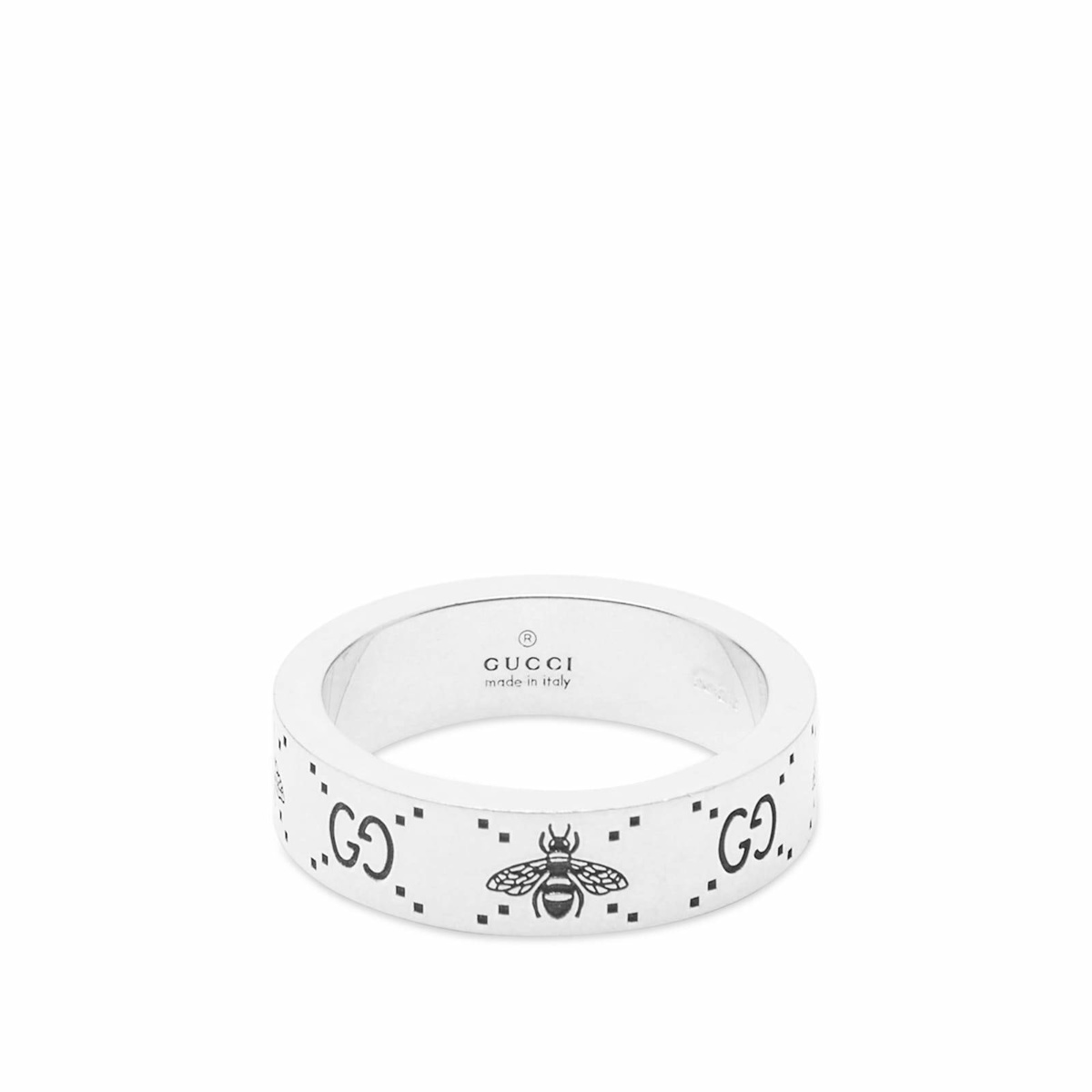 Photo: Gucci Men's Jewellery Bee Motif Ring M in Silver