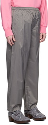 Acne Studios Gray Coated Trousers