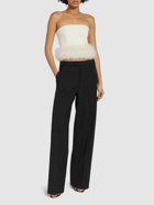 BLUMARINE Tailored Wide Leg Pants