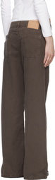 JEANERICA Brown Guell Trousers