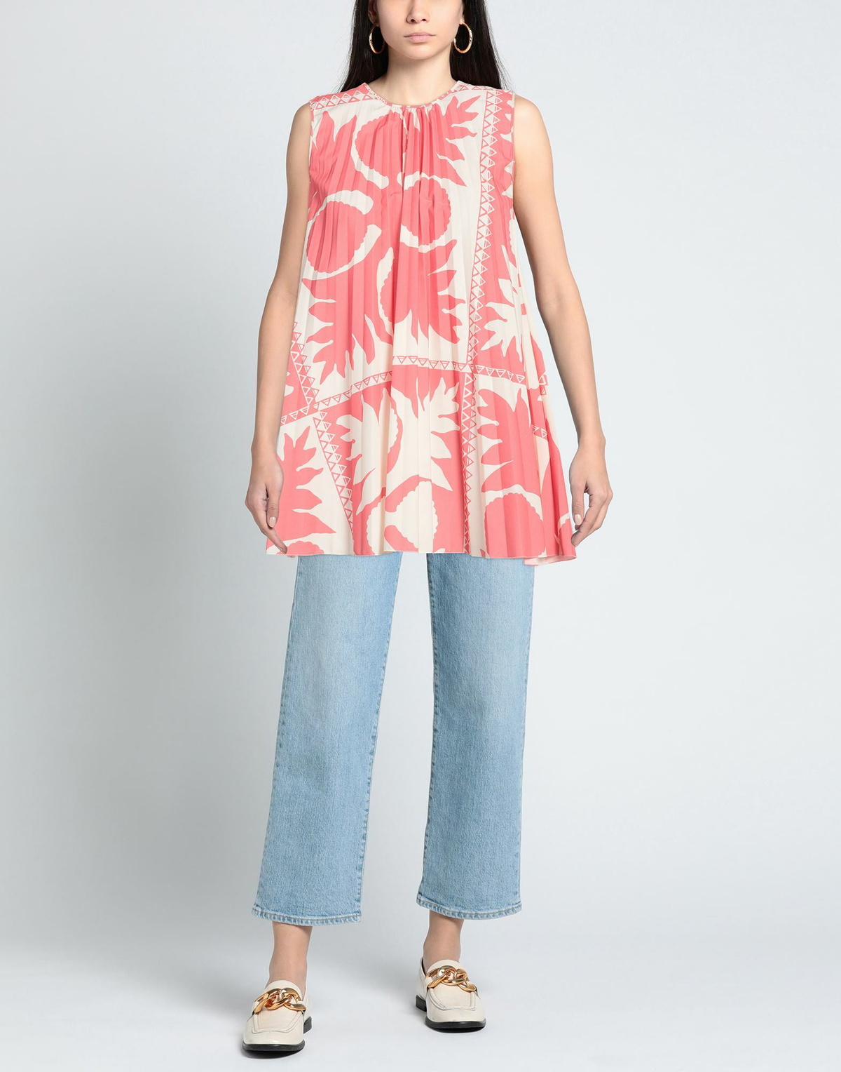 Red Valentino Womens Top Coral
