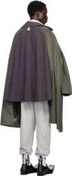 Prototypes Khaki Cut Up Trench Coat