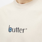 Butter Goods Men's Leaf Classic Logo T-Shirt in Sand