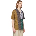 Stella McCartney Multicolor Patchwork Short Sleeve Shirt