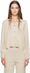 Max Mara Leisure Beige Kiota Cardigan