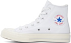 Converse White Chuck 70 Leather High Top Sneakers