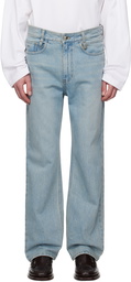 WOOYOUNGMI Blue New Straight Jeans