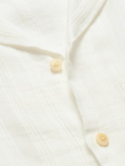 Oliver Spencer - Havana Camp-Collar Striped Linen Shirt - White