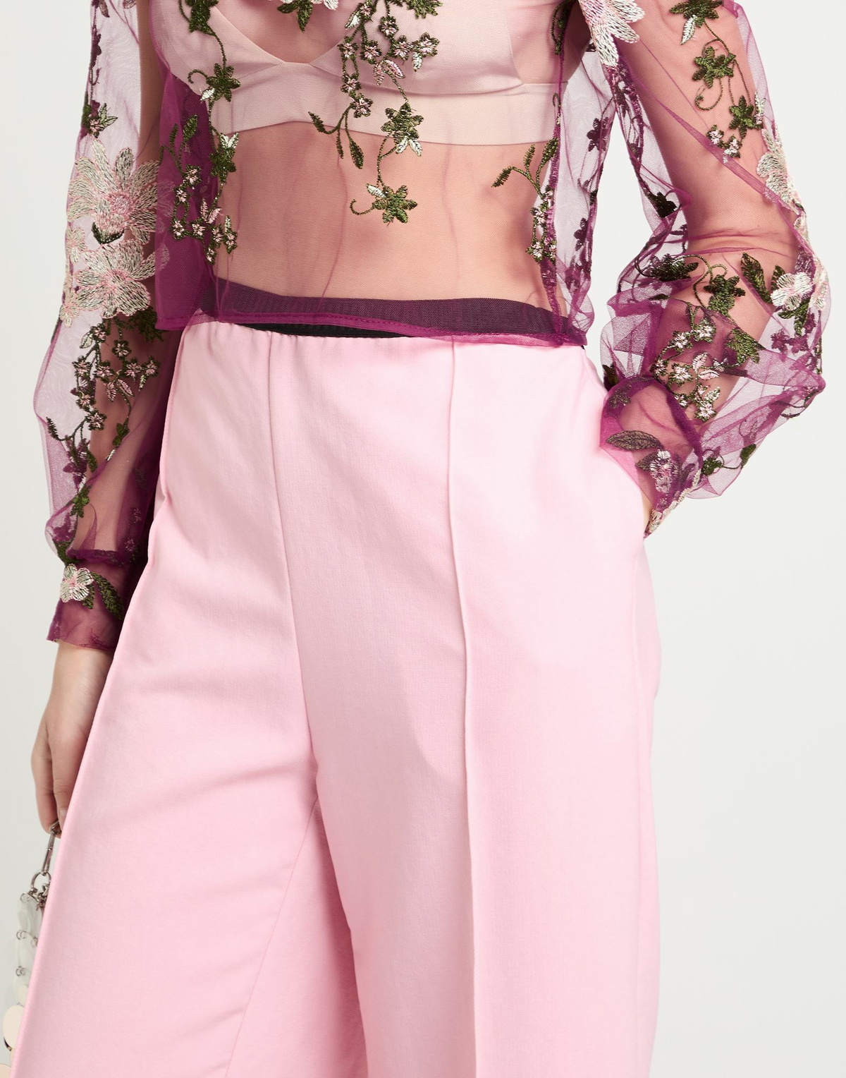 Plan C Womens Pants in Pink