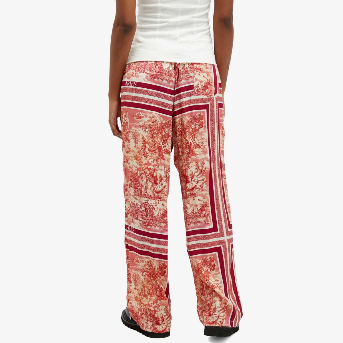 Aries Women's Toile De Jouy Slacker Pants in Multi