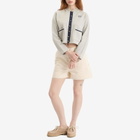 Bode Women's Heathered Cardigan in Grey