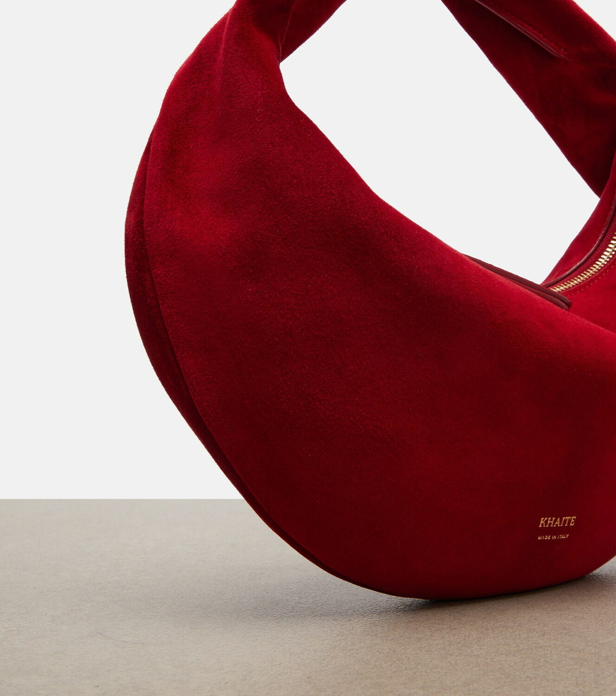 Khaite Olivia Mini suede shoulder bag