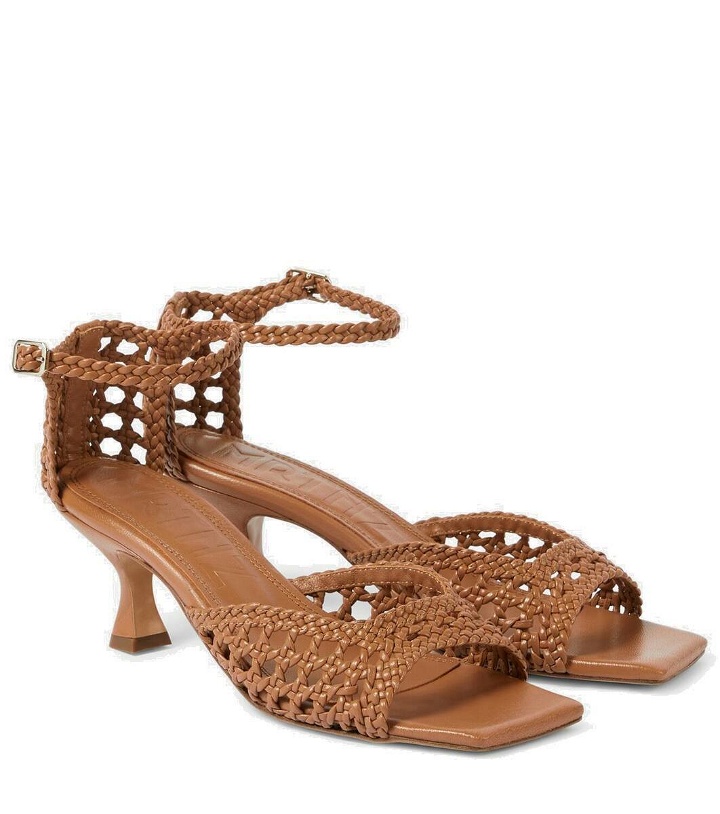 Photo: Souliers Martinez Veronica woven leather sandals